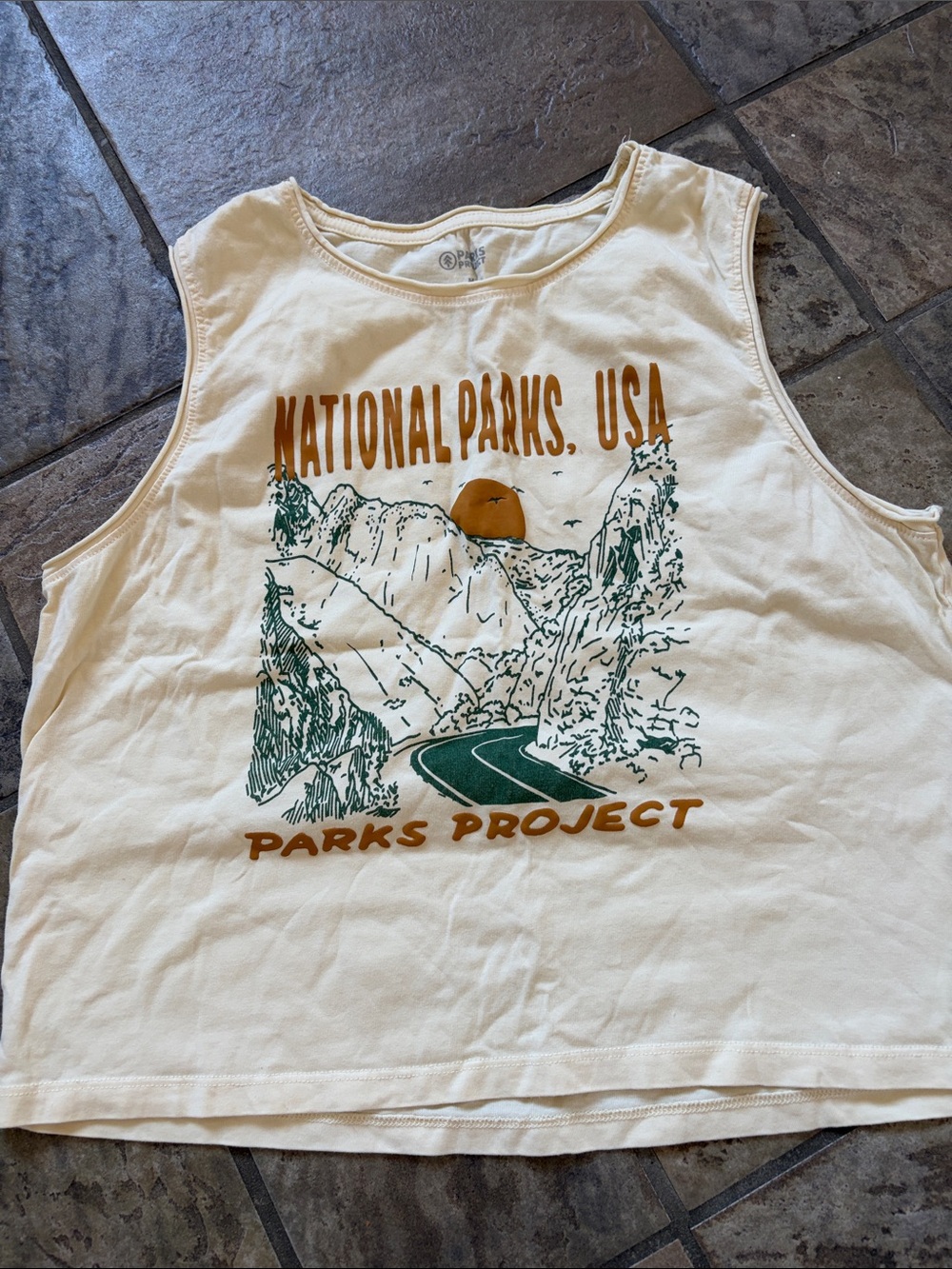 Parks Project Cream Graphic Tank - National Parks USA